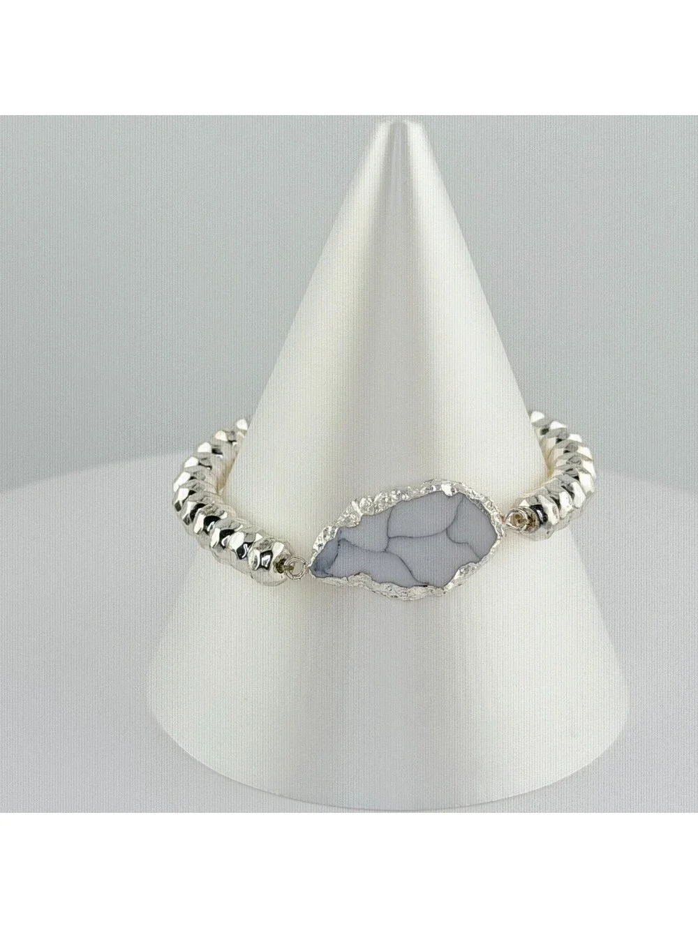 Bomb Party Single Stack Bracelet - on Silver Plating #140